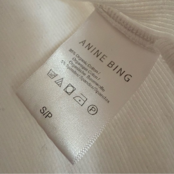 Anine Bing Eva Tank in White - Picture 3 of 5